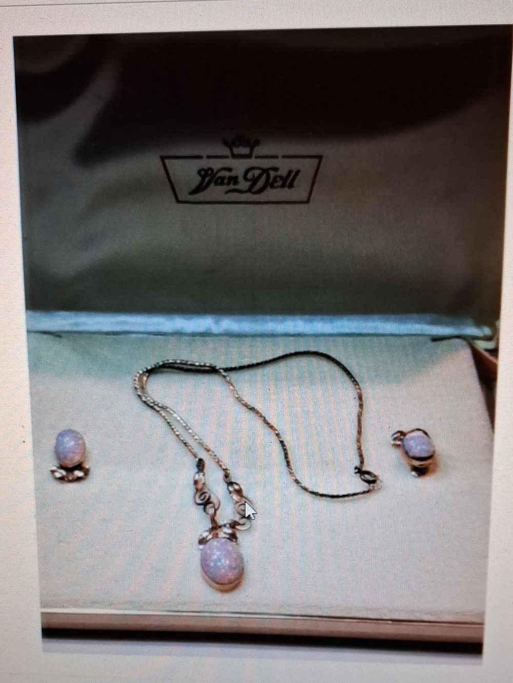 Vintage VAN DELL Necklace And Earring Set